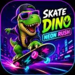 Skate Dino: Neon Rush simgesi